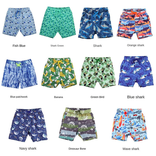 3-15Y Summer Boys Shorts Beach Swimming Shorts Fast Dry Baby Boys Shorts Children Clothing Pants Swimwear Trunk Plus Size